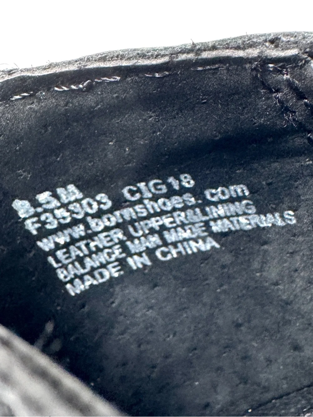 Born Black Pebbled Leather Comfort Mary Jane Mid-Wedge Heel Shoes Size 8.5M